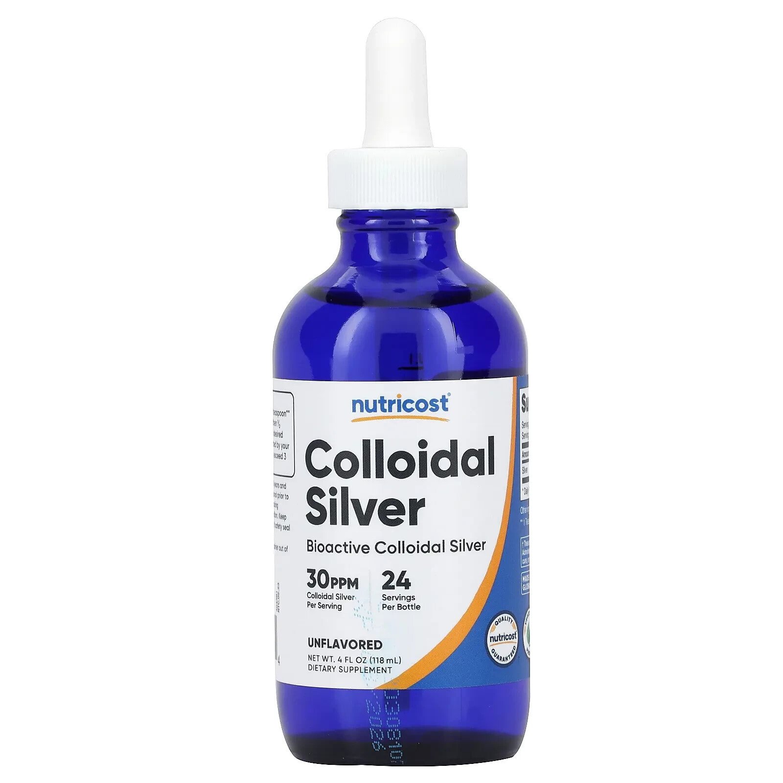 Colloidal Silver, Unflavored, 8 fl oz (240 ml)