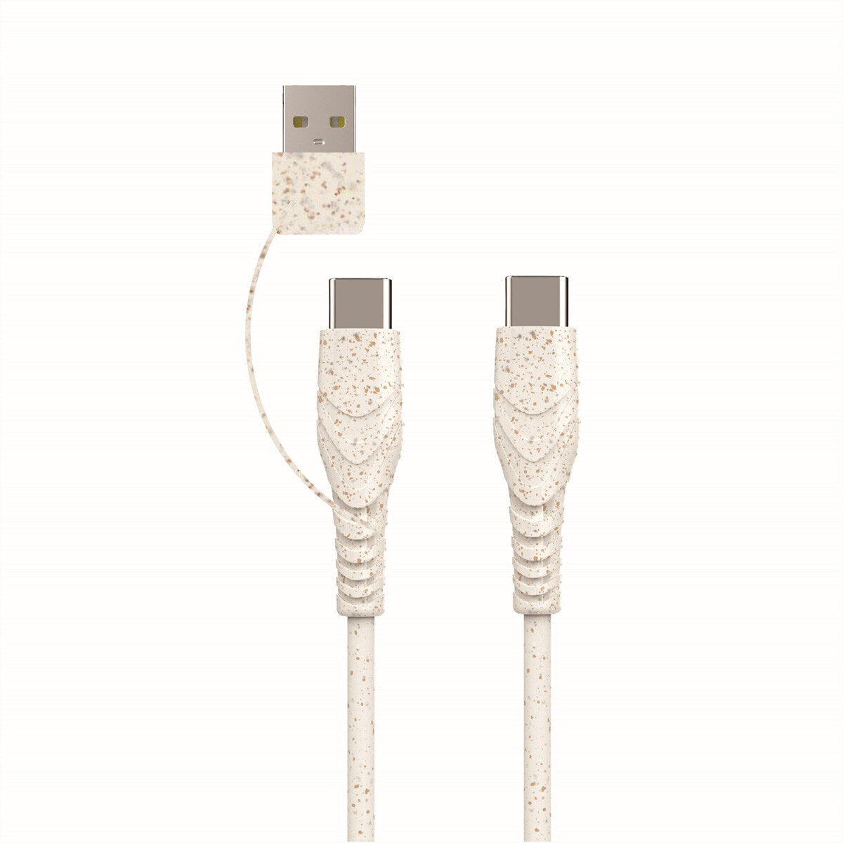 USB-C to USB-C&USB-A 3A 1,2M -  BIO-CT-TC USB-C to Type-C+A 3A Cable