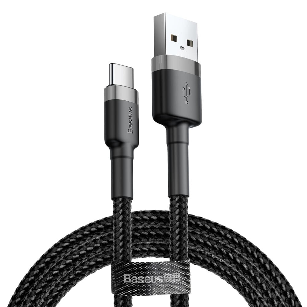 Baseus CATKLF-CG1 - 2 m - USB A - USB C - Black - Grey