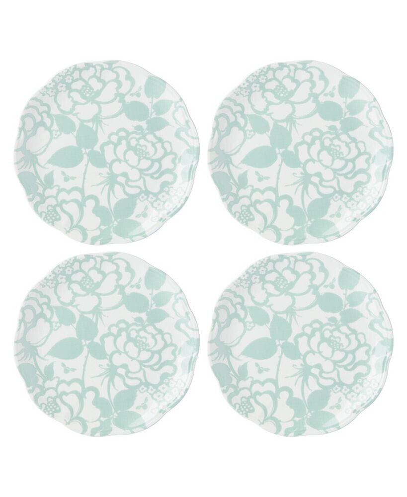 Lenox butterfly Meadow Cottage Accent Plate Set, Set of 4