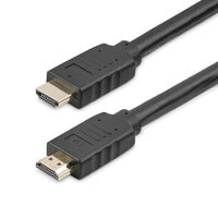 StarTech.com 30ft (10m) HDMI 2.0 Cable - 4K 60Hz Active HDMI Cable - CL2 Rated for In Wall Installation - Long Durable High Speed UHD HDMI Cable - HDR - 18Gbps - Male to Male Cord - Black - 10 m - HDMI Type A (Standard) - HDMI Type A (Standard) - 3D - Bla