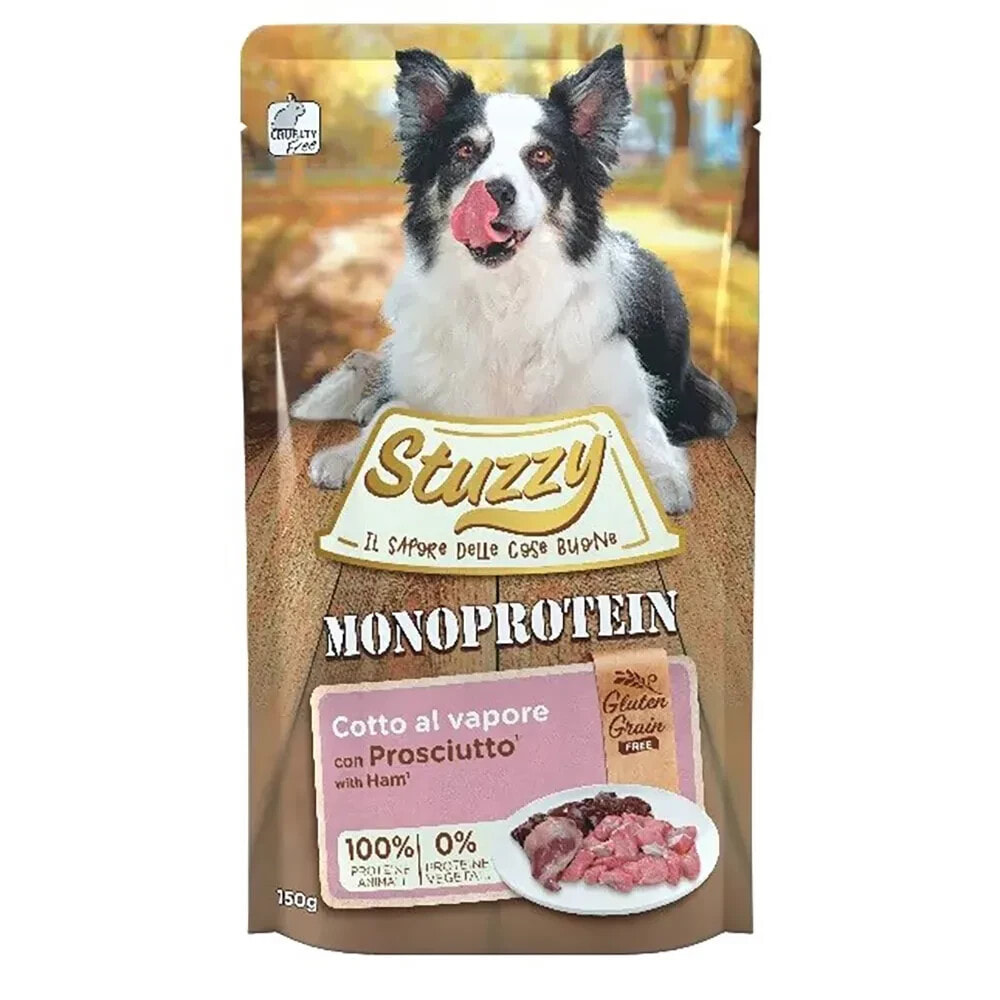 STUZZY Monoprotein ham wet dog food 150g