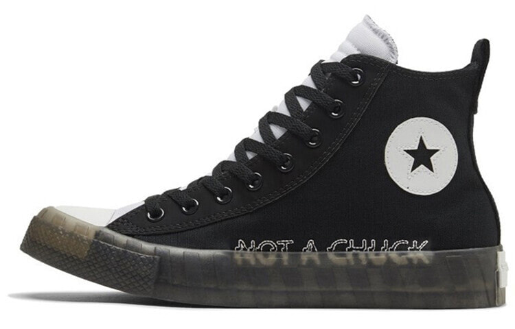 Converse Chuck Taylor All Star Unt1tl3d 防滑耐磨 高帮 帆布鞋 男女同款 黑 / Кеды Converse Chuck Taylor 169467C