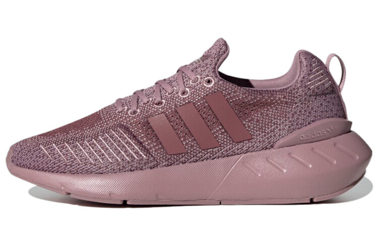 adidas originals Swift Run 22 减震耐磨 低帮 跑步鞋 女款 玫瑰紫 / Кроссовки Adidas Originals Swift GV7978