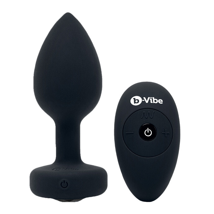 Vibrating Jewel Plug - M/L, 10,5 cm