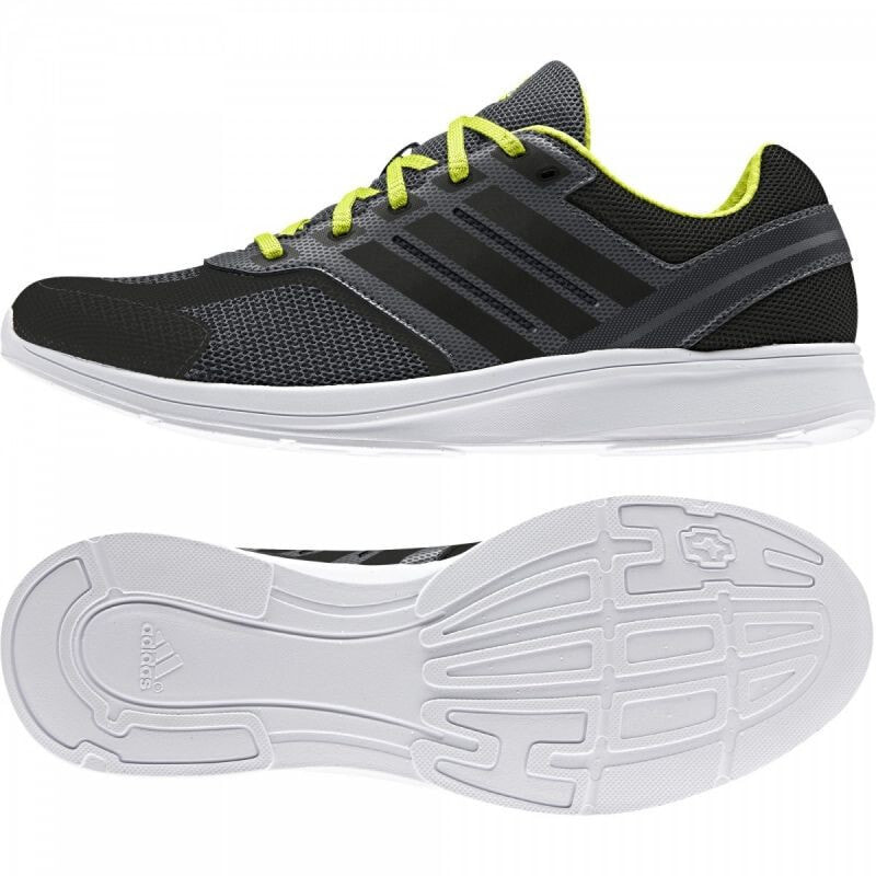 Мужские кроссовки спортивные для бега черные текстильные низкие  Adidas lite pacer 3 M B44093 running shoes