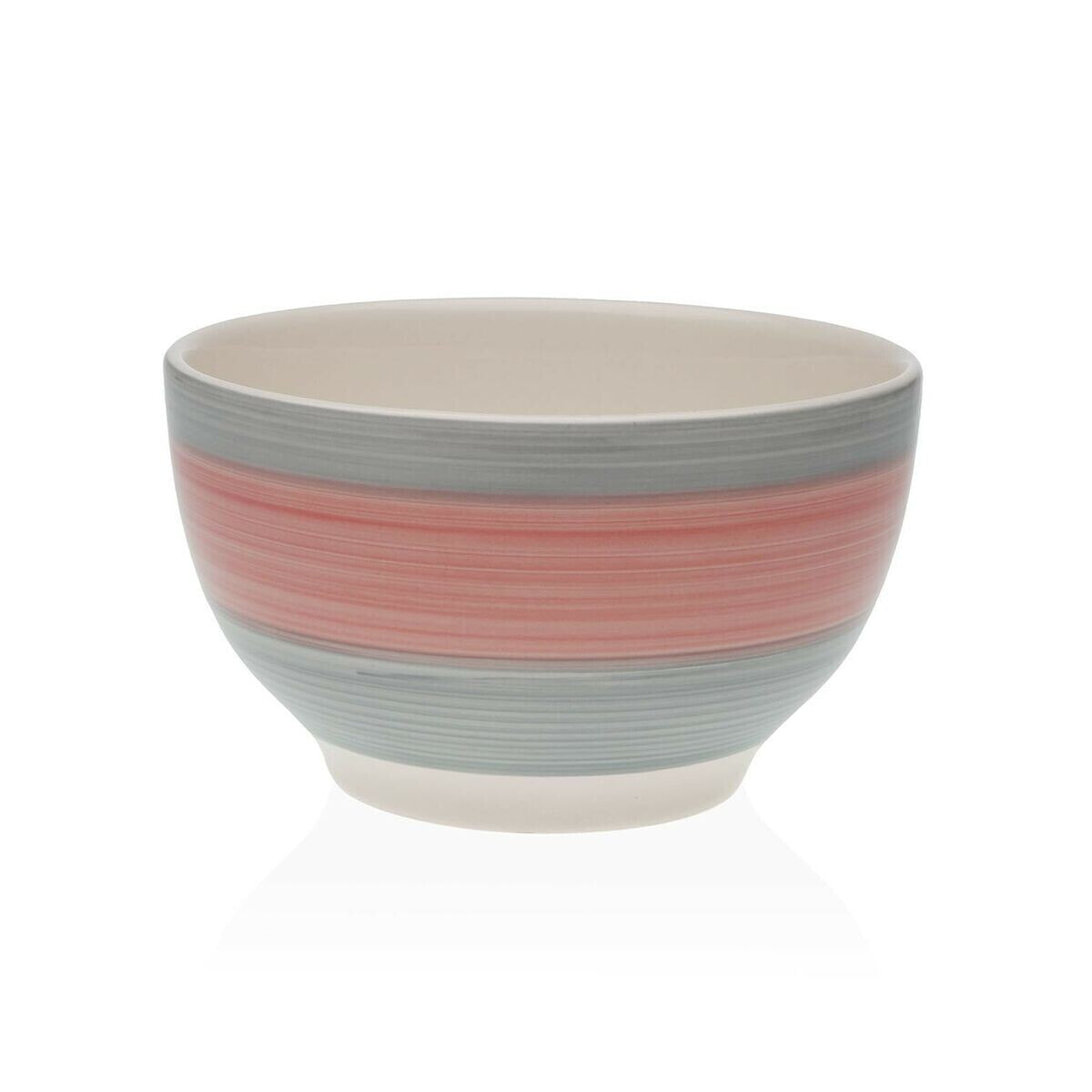 Bowl Versa Leanne Pink Stoneware 14 x 8,3 x 14 cm