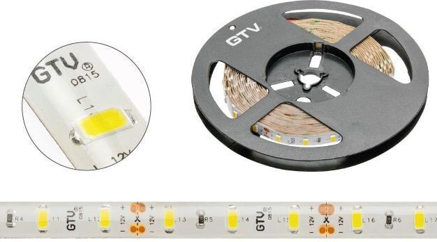 LED strip GTV 5m 60pcs / m 16W / m 12V (LD-5630-300-65-ZB)