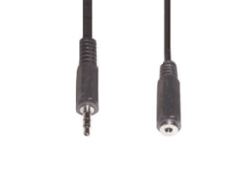 e+p B 125/5 аудио кабель 5 m 3,5 мм Черный