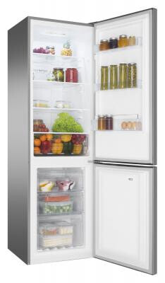 Amica FK2995.2FTX холодильник с морозильной камерой Отдельно стоящий Нержавеющая сталь 250 L A+