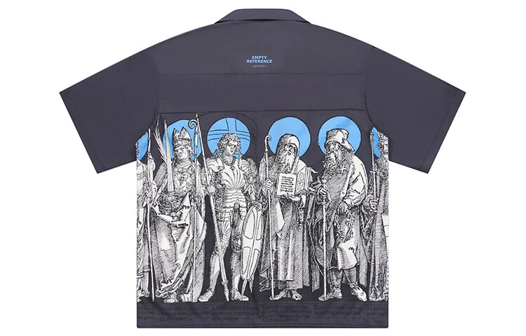 EMPTY REFERENCE Shirt Unisex Blue Black