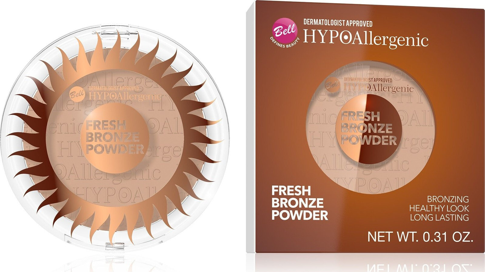 BELL Hypoallergenic Fresh Bronze Bronzing Powder No. 01 1pc