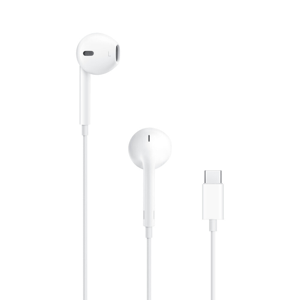 Oryginalne słuchawki douszne przewodowe Apple EarPods MTJY3ZM/A USB-C białe