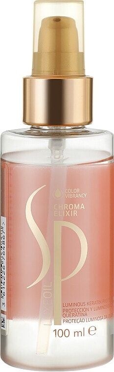 Haaröl mit Keratinschutz für coloriertes Haar - Wella SP Luxe Oil Chroma Elixir