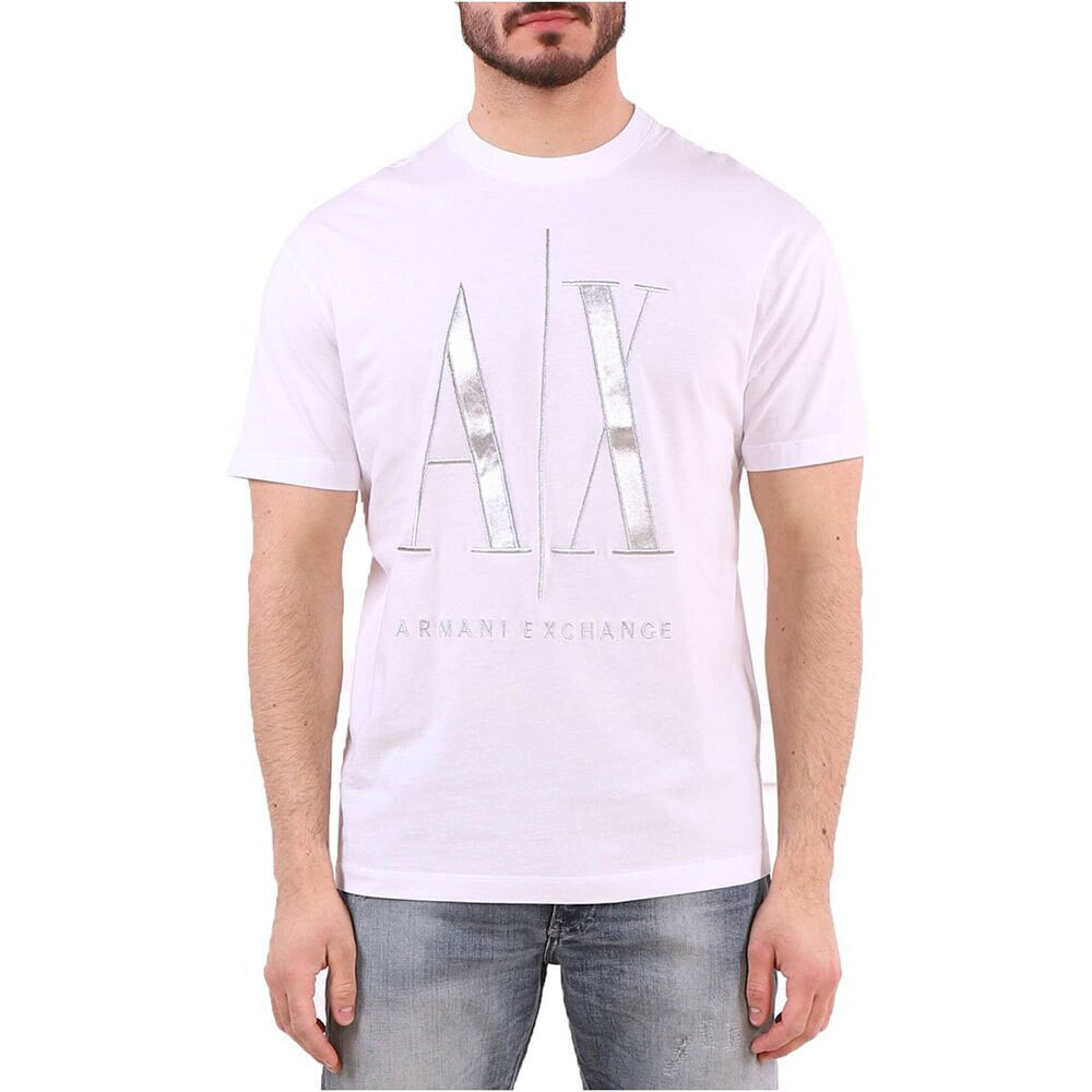 ARMANI EXCHANGE Big Logo Short Sleeve Round Neck T-Shirt