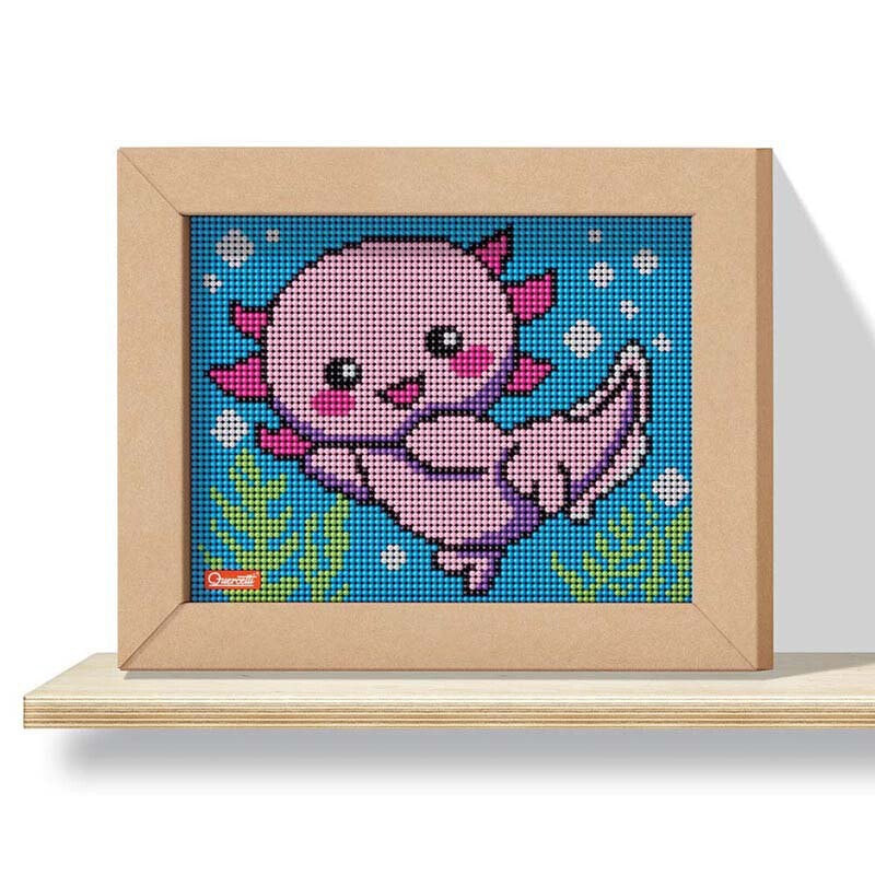 QUERCETTI Pixel Art 4 Tav. Kawaii Axolotl
