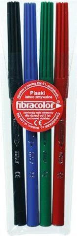 Фломастеры FIBRACOLOR 4 цвета