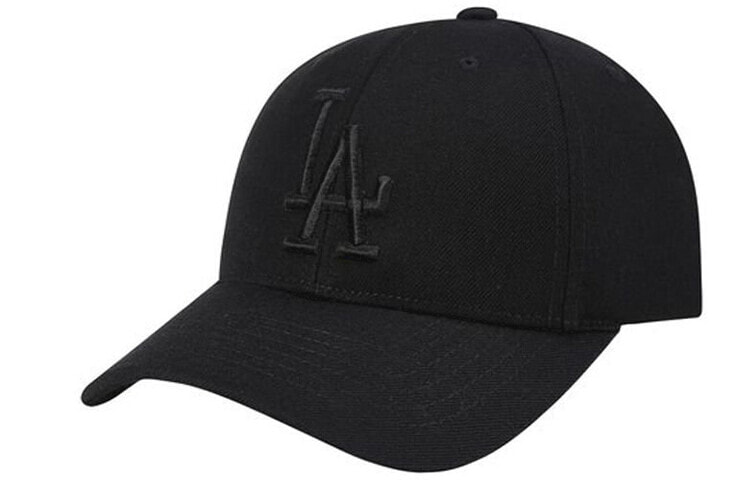 MLB 纯色Logo刺绣黑色 棒球帽 男女同款情侣款 / MLB 32CPIR861-07L