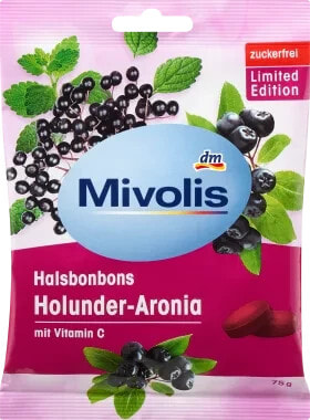 Bonbons, Holunder-Aronia, 75 g