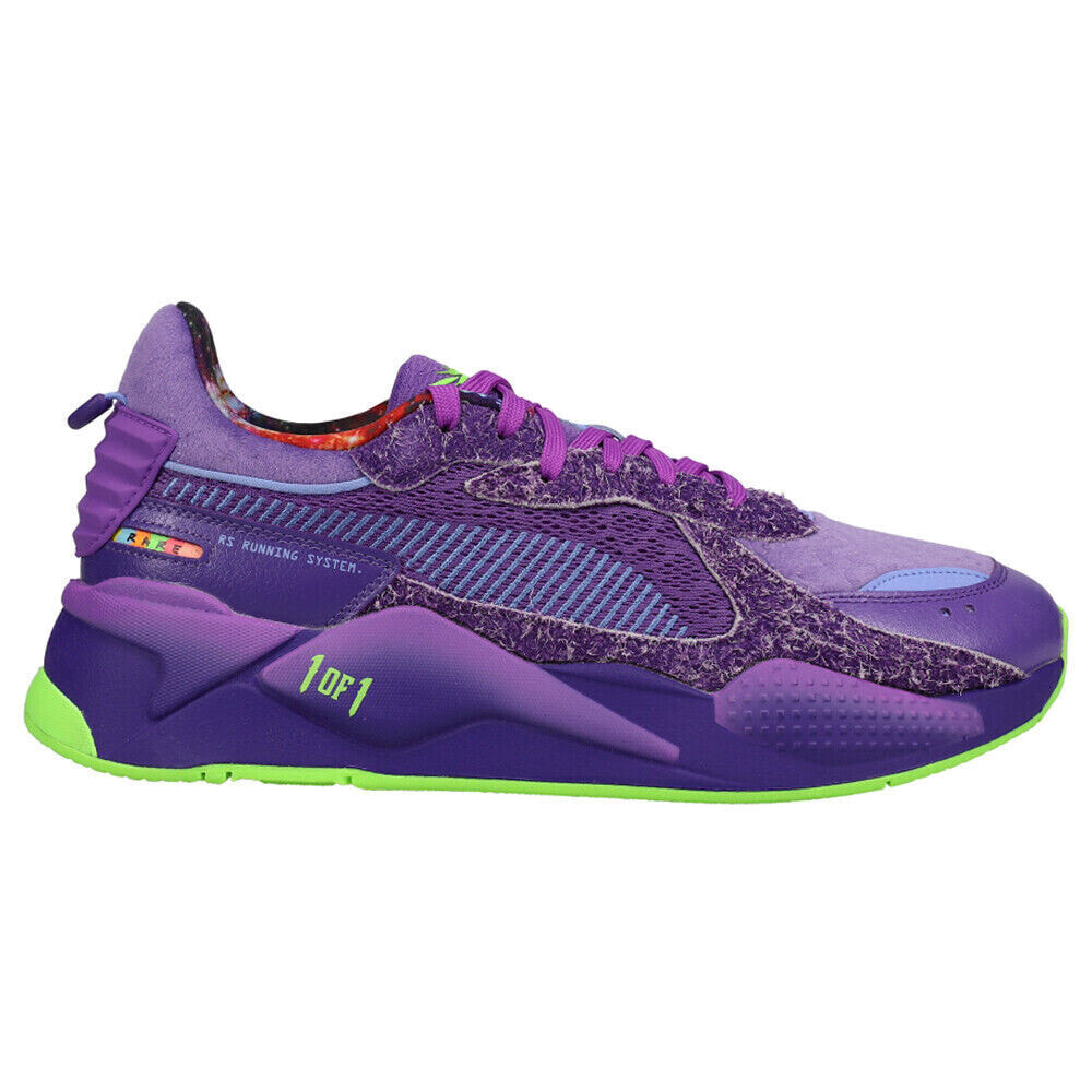 Puma RsX Galaxy Basketball Mens Purple Sneakers Athletic Shoes 38776401