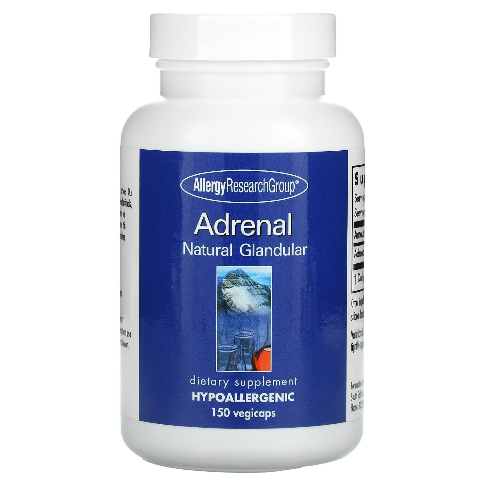Adrenal, Natural Glandular, 150 Vegicaps