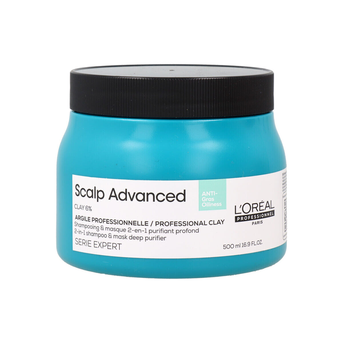 SCALP ADVANCED anti-oiliness 2-in1 shampoo & mask deep purifier clay 500 ml