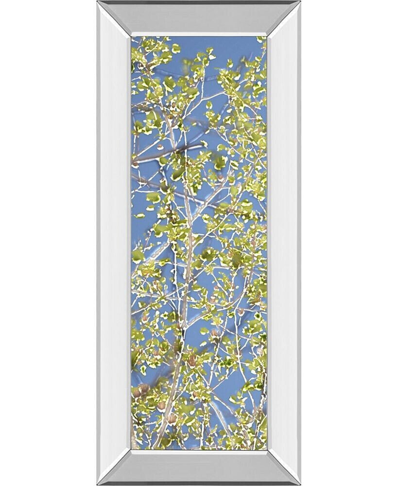 Classy Art spring Poplars I by Sharon Chandler Mirror Framed Print Wall Art - 18