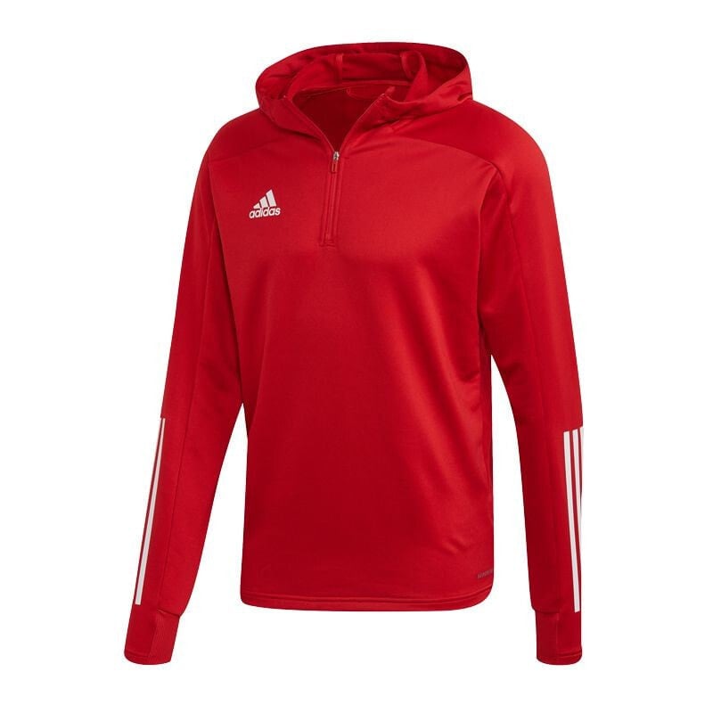 Мужское худи с капюшоном спортивное красное с логотипом adidas Condivo 20 TK HD M EK2963