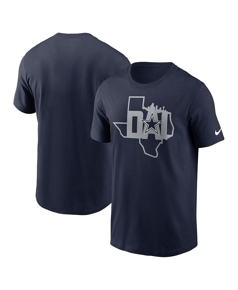 Nike men's Navy Dallas Cowboys Local Essential T-shirt