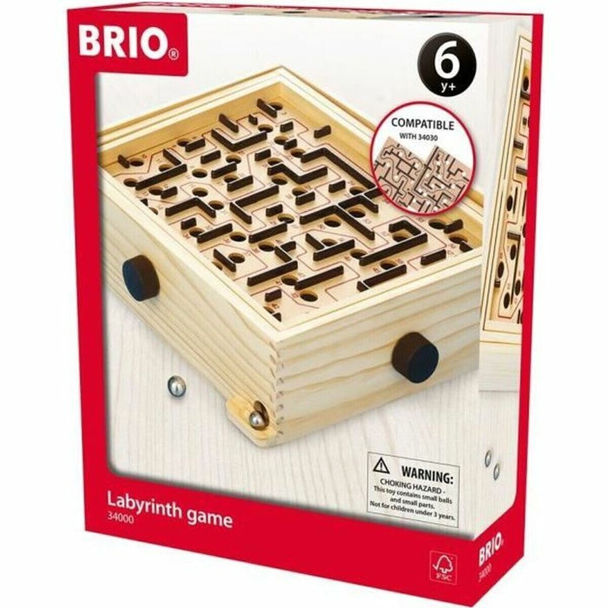 Игра Лабиринт Brio 34000 Brio купить от 6869 рублей в интернет-магазине  ShopoTam, пазлы для детей Brio