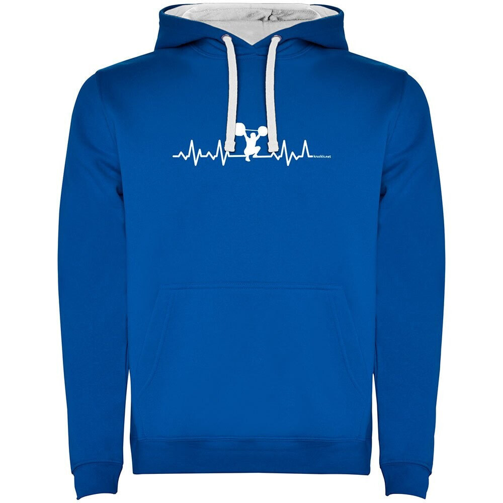 KRUSKIS Fitness Heartbeat Two-Colour Hoodie