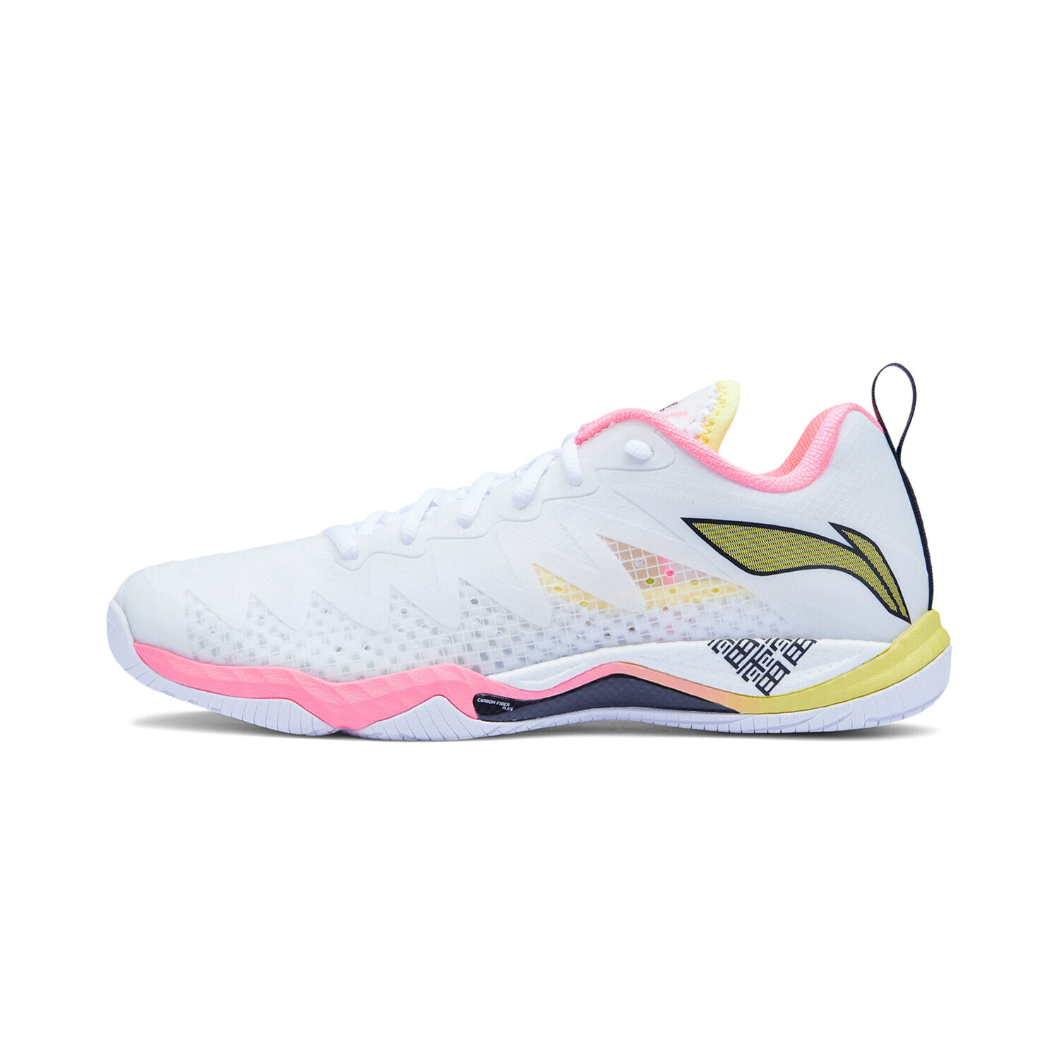 LINING Badminton Shoes Unisex Low-Top White/Pink