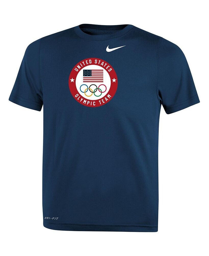 Nike toddler Boys and Girls Navy Team USA Legend Performance T-shirt