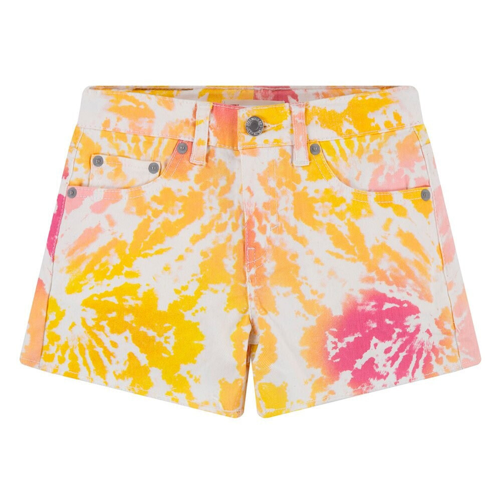 LEVI´S ® KIDS Tie Dye Girlfriend Regular Waist Denim Shorts