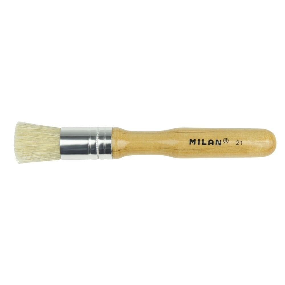 MILAN Thick Short Bristle Paintbrush For StencillinGr Series 21