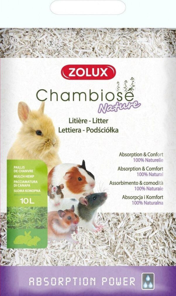 Наполнитель и сено для грызунов Zolux Podściółka Chambiose Nature 10 l