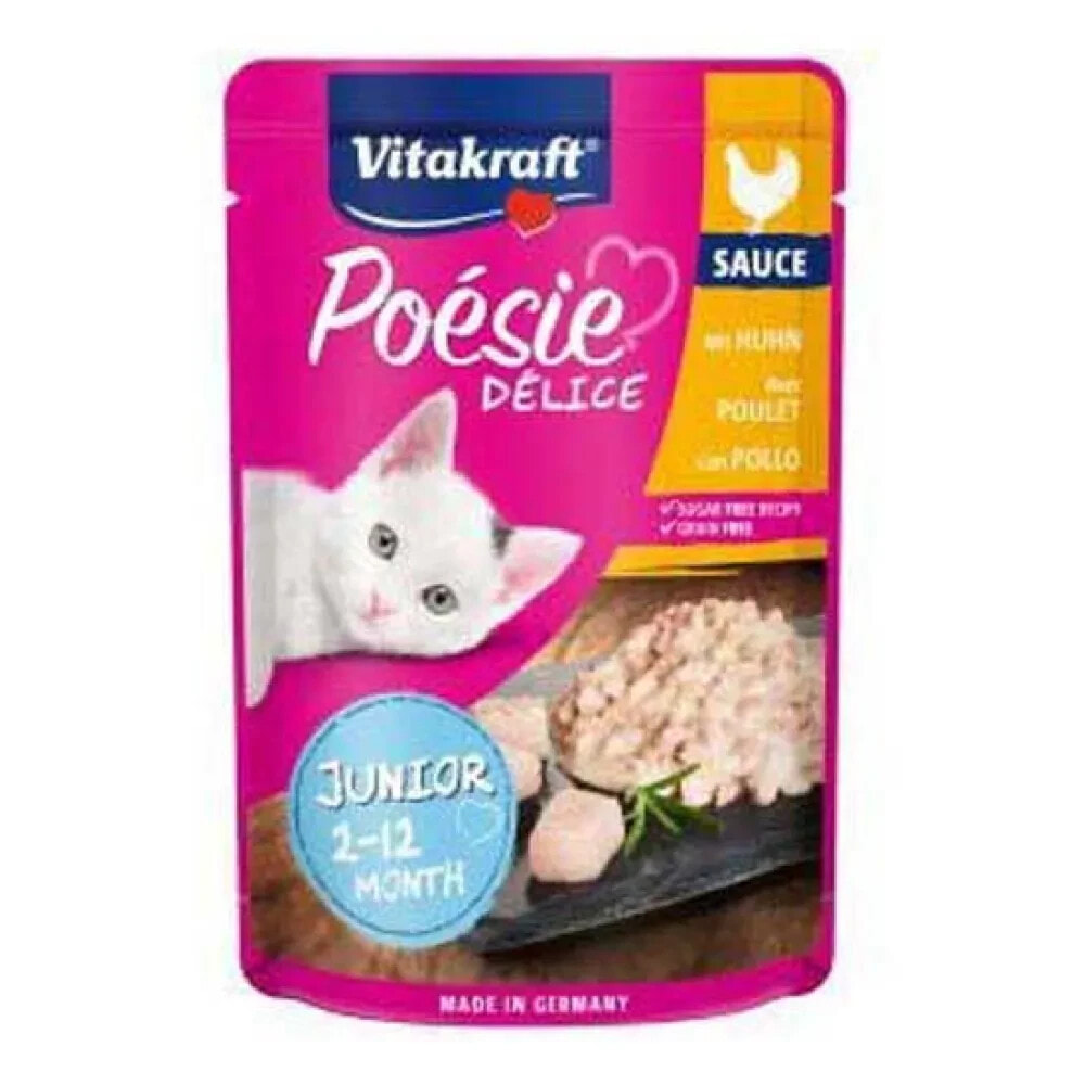 VITAKRAFT Poesie Delice Sauce Junior cat chicken food 23 units