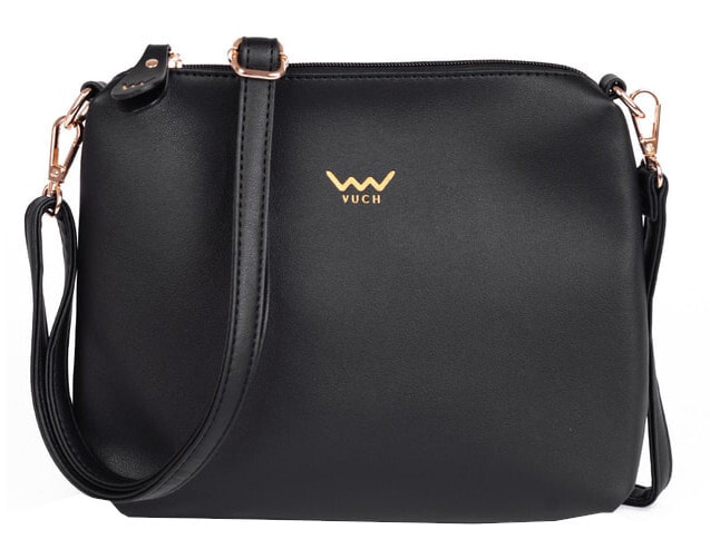 Женская сумка Vuch через плечо, логотип производителя спереди, одно отделение на молнии, подкладка.