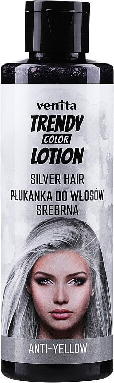 Silber-Tönungsspülung gegen Gelbstich für blondes und graues Haar - Venita Salon Anty-Yellow Blond & Grey Hair Color Rinse Silver