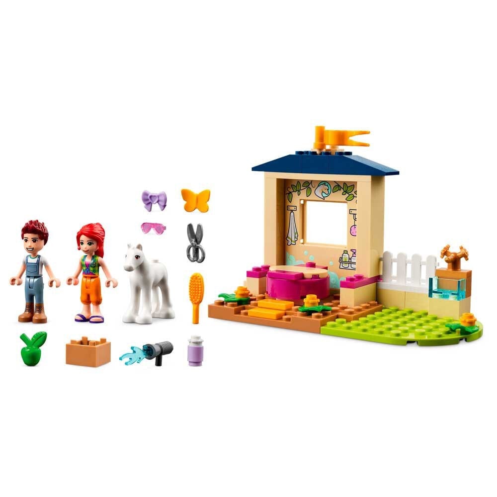 Конструктор LEGO LEGO 41696 Friends Ponypflegestall, Spielzeug mit Pferd fr Kinder ab 4 Jahren, inklusive Bauernhoftieren