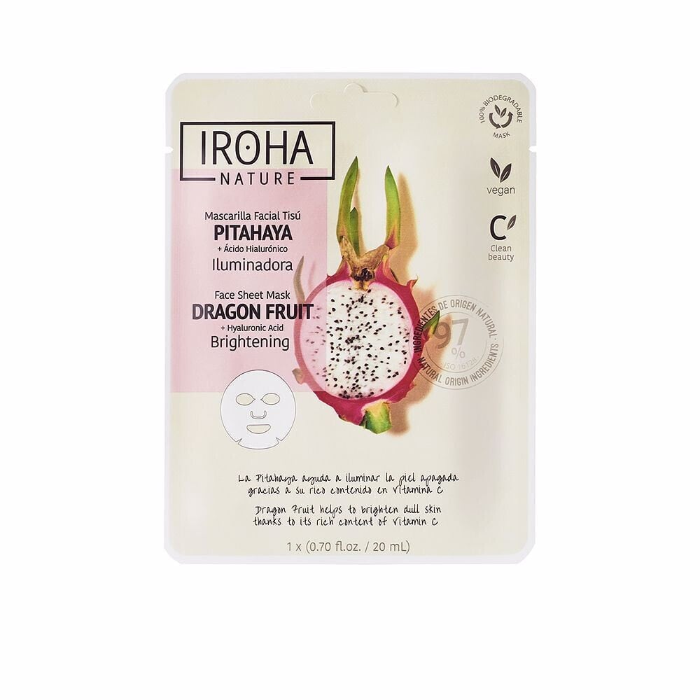 NATURE MASK dragon fruit + hyaluronic acid 1 u