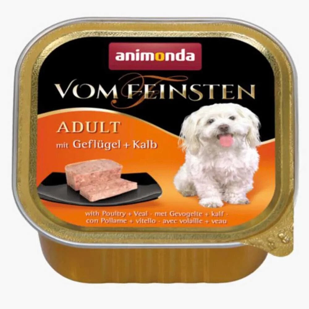 ANIMONDA Vom Feinsten Classic Poultry And Veal 150g Wet Dog Food