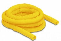 Delock Woven Sleeve self-closing heat-resistant 5 m x 16 mm yellow - Yellow - Polyester - -50 - 150 °C - 1 pc(s) - 1.6 cm - 1.7 cm