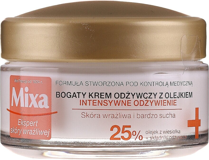 Pflegende und beruhigende Gesichtscreme - Mixa Sensitive Skin Expert Rich Nourishing Cream