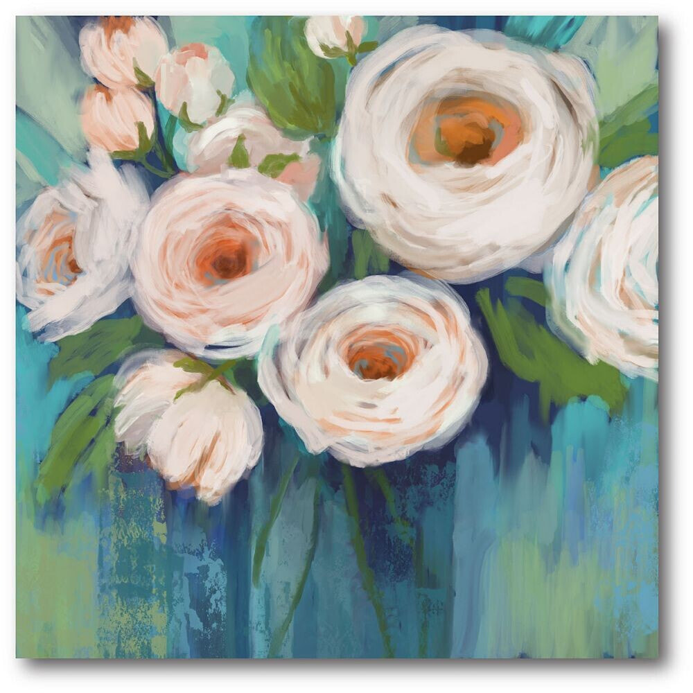 Courtside Market flower Power Gallery-Wrapped Canvas Wall Art - 16