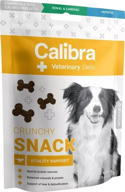 Calibra CALIBRA VD DOG CRUNCHY SNACK VITALITY SUPPORT- przysmak dla psa - 120G