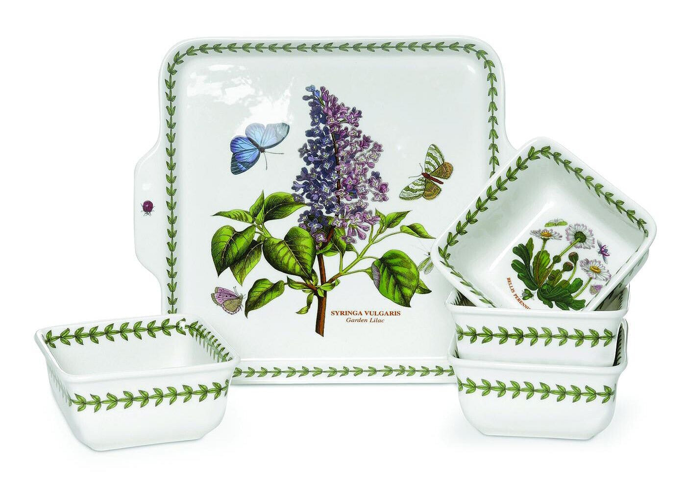 Botanic Garden 5 Piece Accent Bowl Set