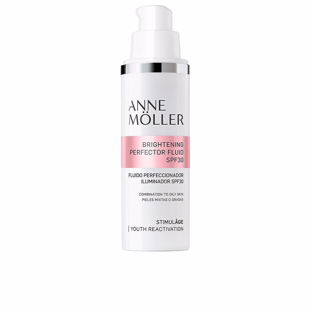 Anne Moller Stimulate Brightening Perfector Fluid SPF30 Осветляющий солнцезащитный флюид для комбинированной и жирной кожи 50 мл