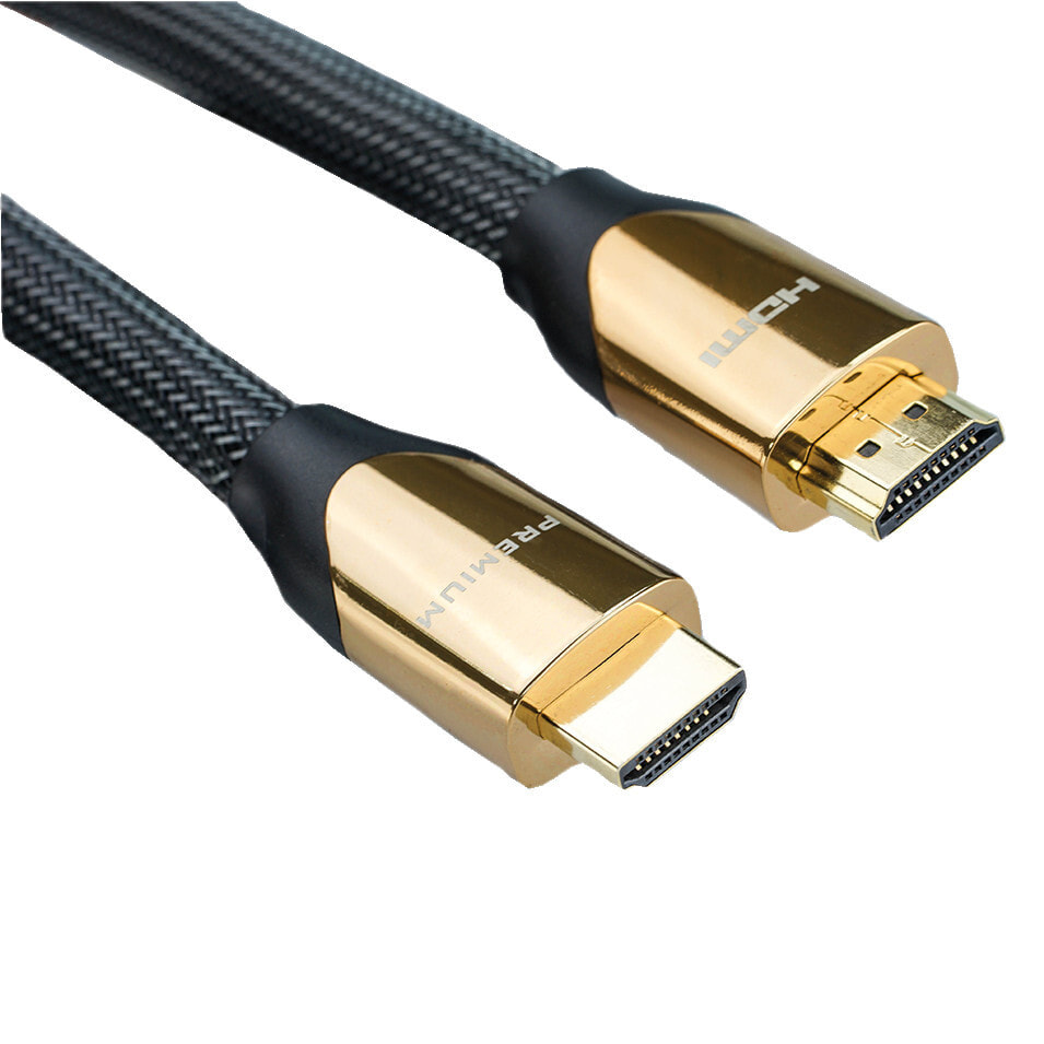 ROLINE 11.04.5802 HDMI кабель 2 m HDMI Тип A (Стандарт) Черный, Золото