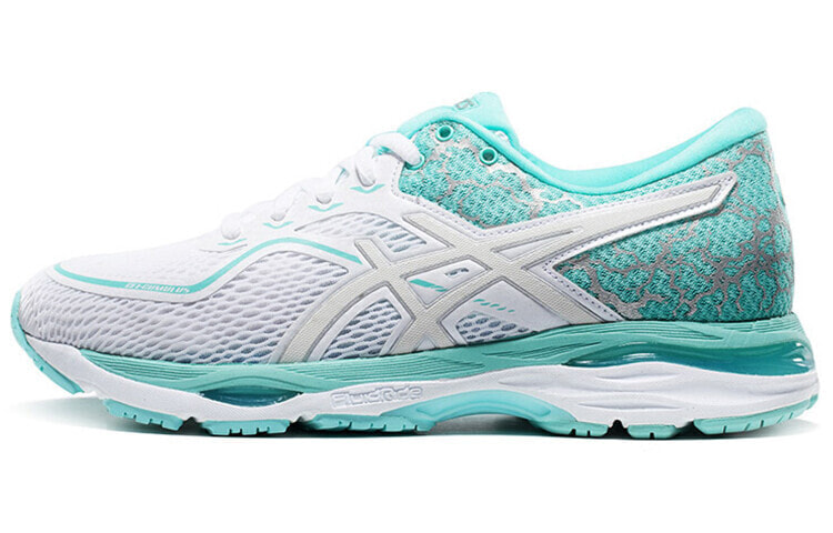 Asics Gel-Cumulus 19 女款 白蓝 跑步鞋 / Кроссовки Asics Gel-Cumulus 19 T8A6N-0193